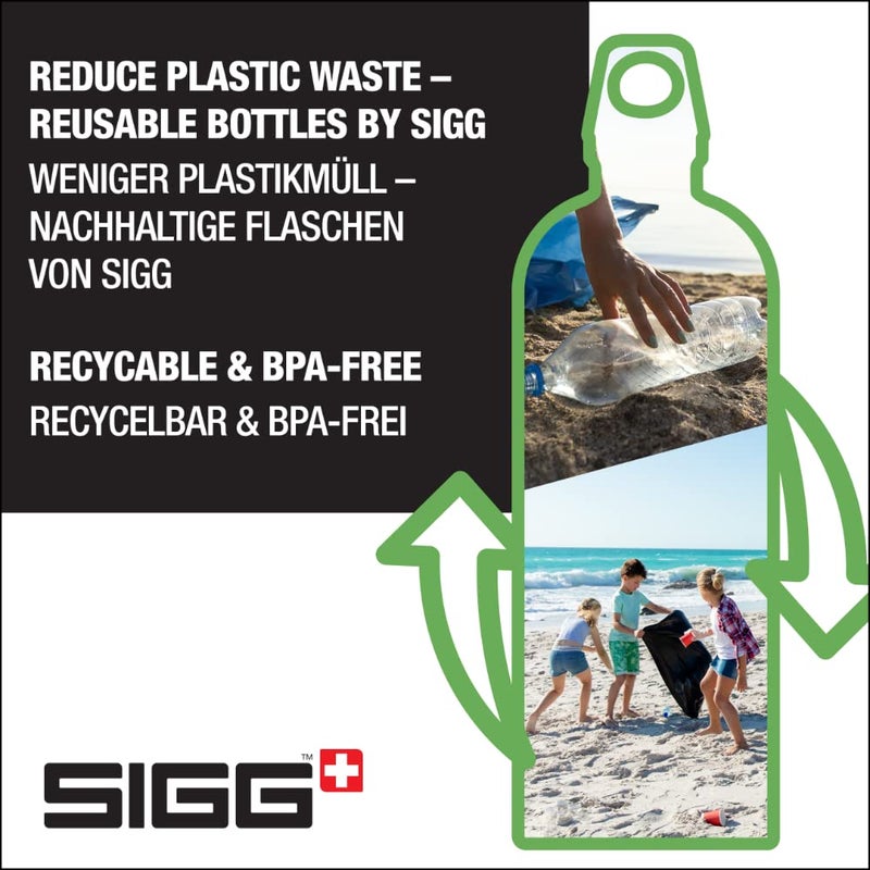 Sigg - Recycled Metal Water Bottle - Traveller - Made in Switzerland - Carbonated Drinks - BPA-Free - 20 Oz - Image 5